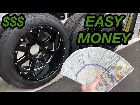 HOW TO FIX CURB RASH WHEELS AND MAKE MONEY (FLIP MONEY)