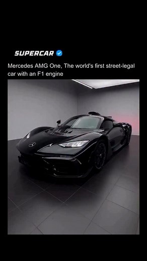 Supercar on Instagram: "The Mercedes-AMG ONE brings true Formula One technology to the road, becoming the first street-legal car built around a real F1-based hybrid power unit 🏎️ Its 1.6-liter turbo V6 works with four electric motors to produce 1,063 horsepower, powered by an 800-volt battery system derived directly from Mercedes F1 energy recovery tech. With only 275 units ever made, a top speed of 352 km/h, and record-setting lap times, the AMG ONE delivers one of the closest F1 driving exper