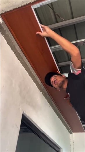 PVC panel installation #shortvideo #diy #constructionchannel