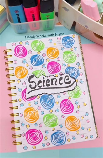 Science Notebook Cover Page Ideas and Decoration | Back to School Project