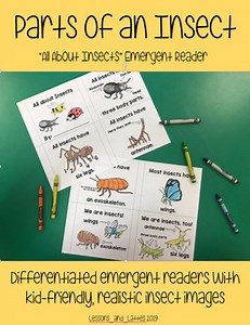 Science- Parts of an Insect Emergent Reader