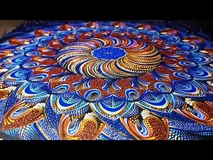 Dot mandala art #3dmandala #3dart #dotting
