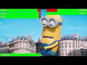 Minions (2015) Final Battle with healthbars | MWH