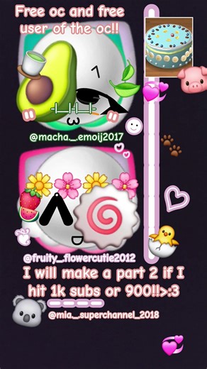 free oc and user names!!! #cutecore #sanrio #cute #cookies