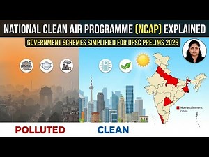 National Clean Air Programme (NCAP) Explained | Government Schemes Simplified for UPSC PRELIMS 2026