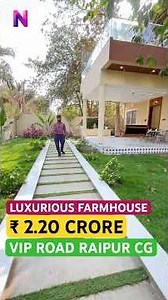 VIP Road Raipur Luxury Farmhouse for Sale | 5000 Sqft Fully Furnished 2BHK | Near Airport #shorts