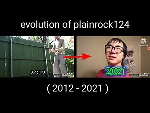 evolution of plainrock124 ( 2012 - 2021 )