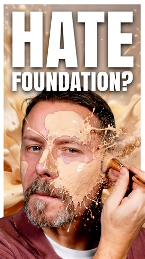 Wayne Goss - Makeup Artist on Instagram: "What to do when foundation just HATES YOU! #foundation @beauty @makeup"