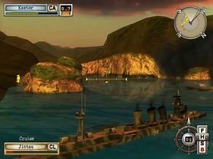 Battlestations: Midway online battle 1. Battle of Java Sea. (HD)