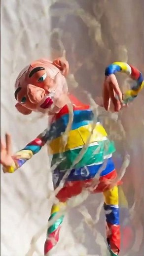 DIY Tape Art: Making a Quirky Stop Motion Puppet 🎨