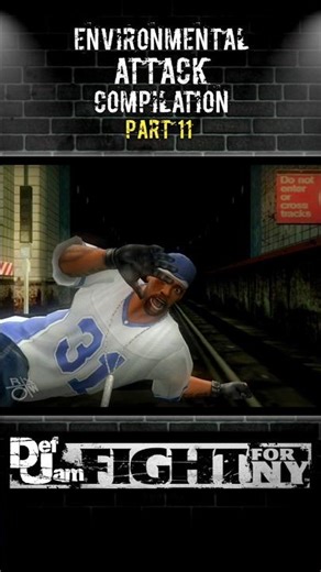 Environmental Attack (K.O.) Compilation - Def Jam: Fight for NY Part 11