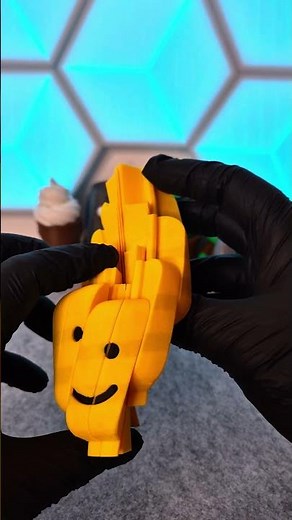 Twisty Lego Head Fidget 3D Printed on the Creality K2! 🔥