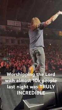 This is the sound of dry bones rattling!! #concert #brandonlake #christianmusic #worship #jesus