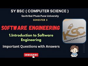 Sy BCS || Sem 3 || Software Engineering || 1.Introduction to Software Engineering || Imp que Ans ||