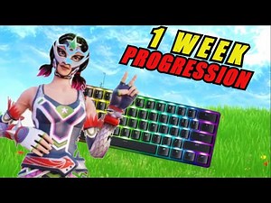 1 WEEK Fortnite Keyboard and Mouse Progression! (Tips)