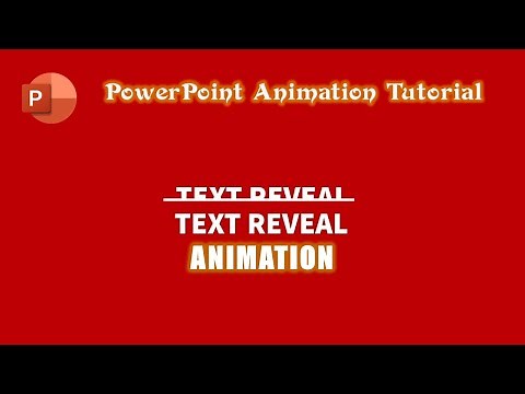 Text Reveal Animation in PowerPoint 2016 Tutorial
