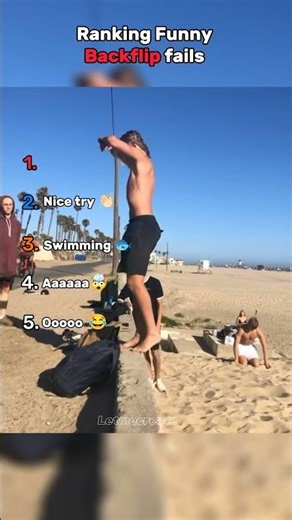 Ranking Best Back Flip Fails 💀 #shorts