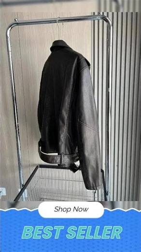 Vintage Men Leather Biker Jacket