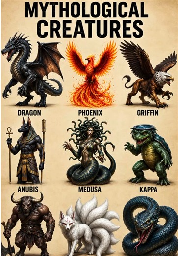 “Jörmungandr—the serpent so vast that it encircles the entire world.” * “Born from chaos, it became a legend feared even by the gods.” * “Its body coils around Midgard, waiting beneath the endless ocean.” * “When Jörmungandr rises, the sea itself trembles.” * “Destined to face Thor in the final battle of Ragnarök.” * “A creature of ancient Norse mythology, where the ocean hides something far greater than monsters.”#mythalogicalcreatures #kitsune #dragon #usa🇺🇸