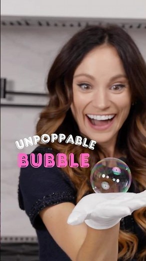 How to make an unpoppable bubble!