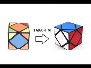 How to solve a skewb (1 ALGORITHM)