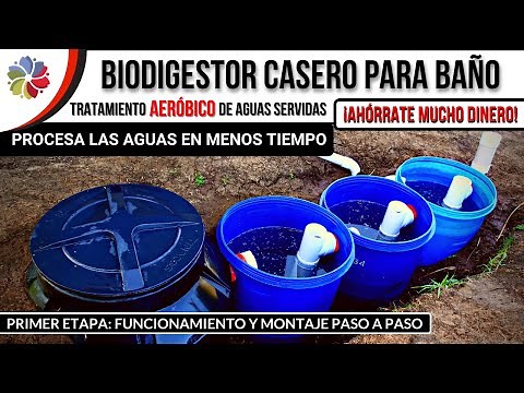 💦 BIODIGESTOR CASERO y BARATO para BAÑO 🚽 ES MÁS RÁPIDO y NO CONTAMINA 💦 Etapa 1 Paso a Paso.