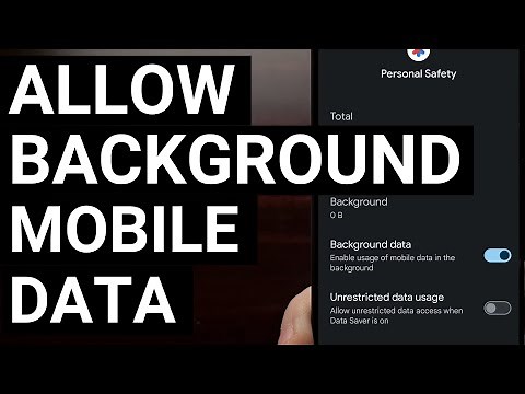 How to Allow Background Data Usage for an Android Application When Data Saver Mode is Enabled?