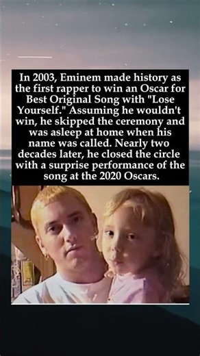 The Night Eminem Slept Through His Oscar Win