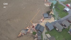 Glacier partially collapses and buries Swiss village