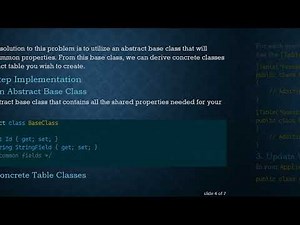 Utilizing Multiple Tables in ASP.NET Core with a Single Model Approach