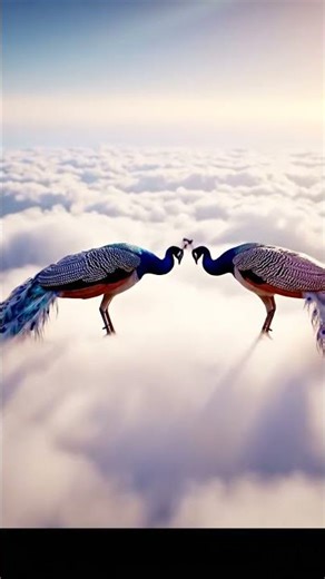 Nature's Art in Motion | 4K Dreamlike Peacock Flight #shorts