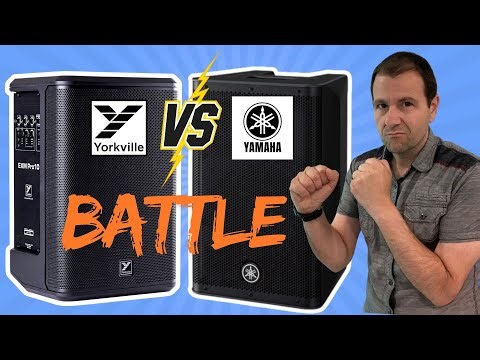 Portable PA Speaker BATTLE! Yorkville EXM Pro10 vs Yamaha DXR8 MKII