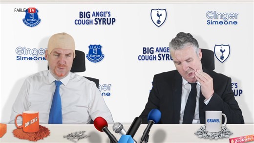 Big Ange & Sean Dyche press conference (Everton vs Spurs) | Darren Farley
