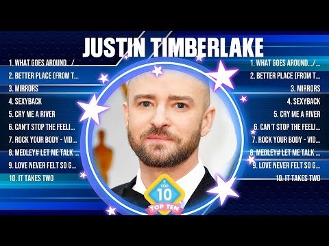 Justin Timberlake Greatest Hits 2024 - Pop Music Mix - Top 10 Hits Of All Time
