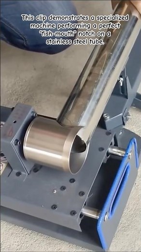 High-Accuracy Pipe Notching #MetalFabrication #TubeNotching #WeldingTips #CustomFabrication