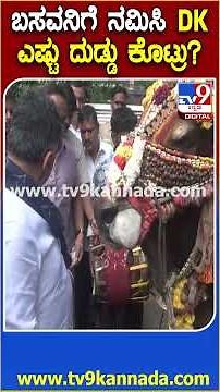 DK Shivakumar : ಸಂಕ್ರಾಂತಿ ಹಬ್ಬದಂದು ಮನೆ ಮುಂದೆ ಬಂದ ಕೋಲೆ ಬಸವನಿಗೆ ನಮಸ್ಕರಿಸಿ ದುಡ್ಡು ಕೊಟ್ಟ ಡಿಕೆಶಿ|#TV9D