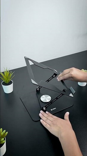 Soporte de Laptop TEROS TE-7021N – Elevación, ventilación y comodidad para tu setup 😍💻