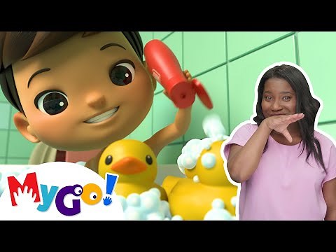 Five Little Ducks | MyGo! Sign Language For Kids | Lellobee Kids Songs