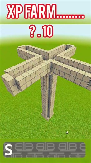 🔥 Unlimited XP Farm in 10 Seconds?! 😱 Fastest XP Trick in Minecraft #shorts