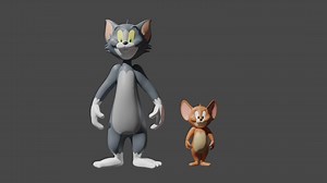 Tom and Jerry 3D Model | Cartoon Figurines | Resin and FDM Printable STL | IN3D Studio - Etsy