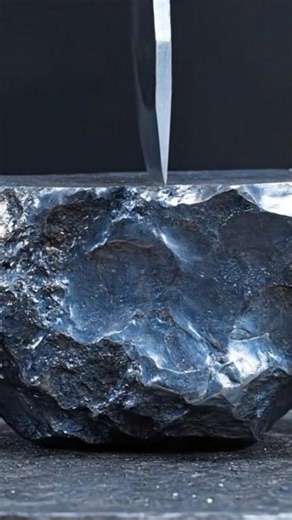 Cutting Element 76 Osmium in Half! 🔪✨ | Periodic Table Cuts #shorts