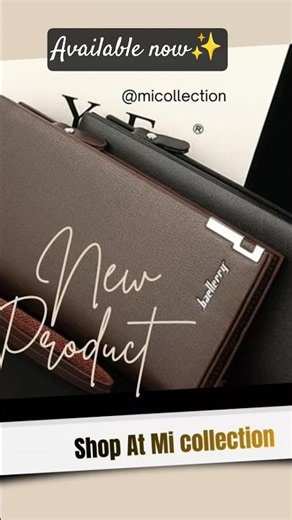 ✨ Upgrade Your Style with Baellerry Premium Wallets! | Shop At Mi Collection 💼