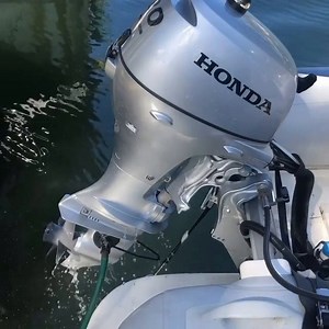 4.3K views · 86 reactions | Regular maintenance makes for safer sailing. If your boat is usually in salt water, be sure to regularly flush your outboard with fresh water to clear the cooling passages of any salt residue. : BestDayEver | Honda Marine | Facebook