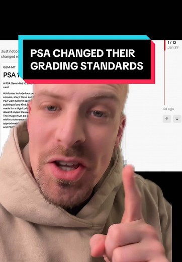 PSA Changes Card Grading Standards Explained