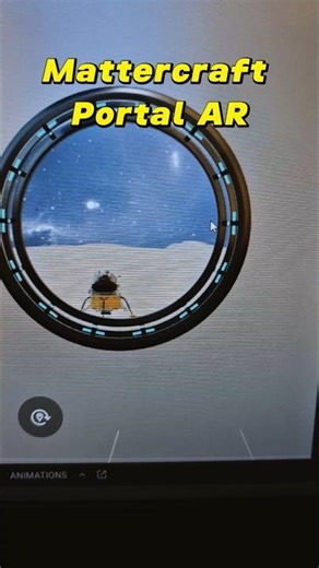 Creating an augmented reality portal with Mattercraft from @ZapparApp #AR #portal #tech