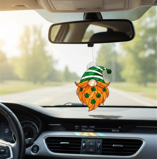 Gnome Pattern | Stained Glass St. Patrick's | Print Different Size Available (digital Download) - Etsy