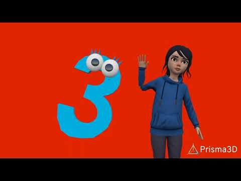Ten Little Numbers | 3D Nursery Rhymes | Braxton Dill Songs