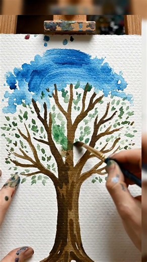 Hand drawn tree
