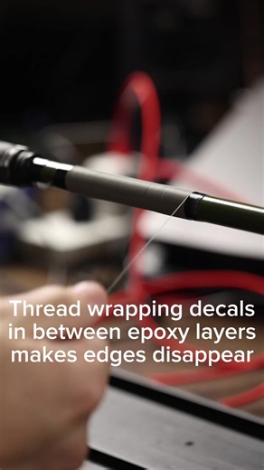 Eliminating Air Bubbles in Decals for Custom Fishing Rods