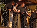 Kanye West laughs out loud at Soho House in Malibu with Insta model Chaney Jones